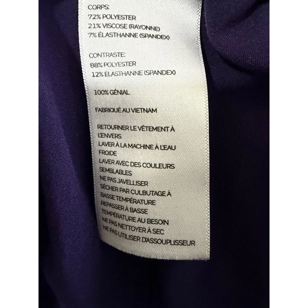 FIGS Scrub cargo Pants Mens size 5XL‎ Tall Violet medical Technical Collection